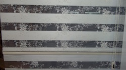 Brode İşlemeli zebra perde Birillant / İnci Perde