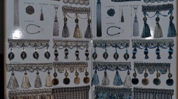 Birillant Fon Turkuaz Saçak