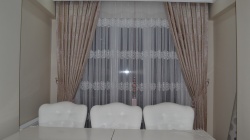 2016 yılı tül ve fon perde modelleri Birillant / İnci Perde